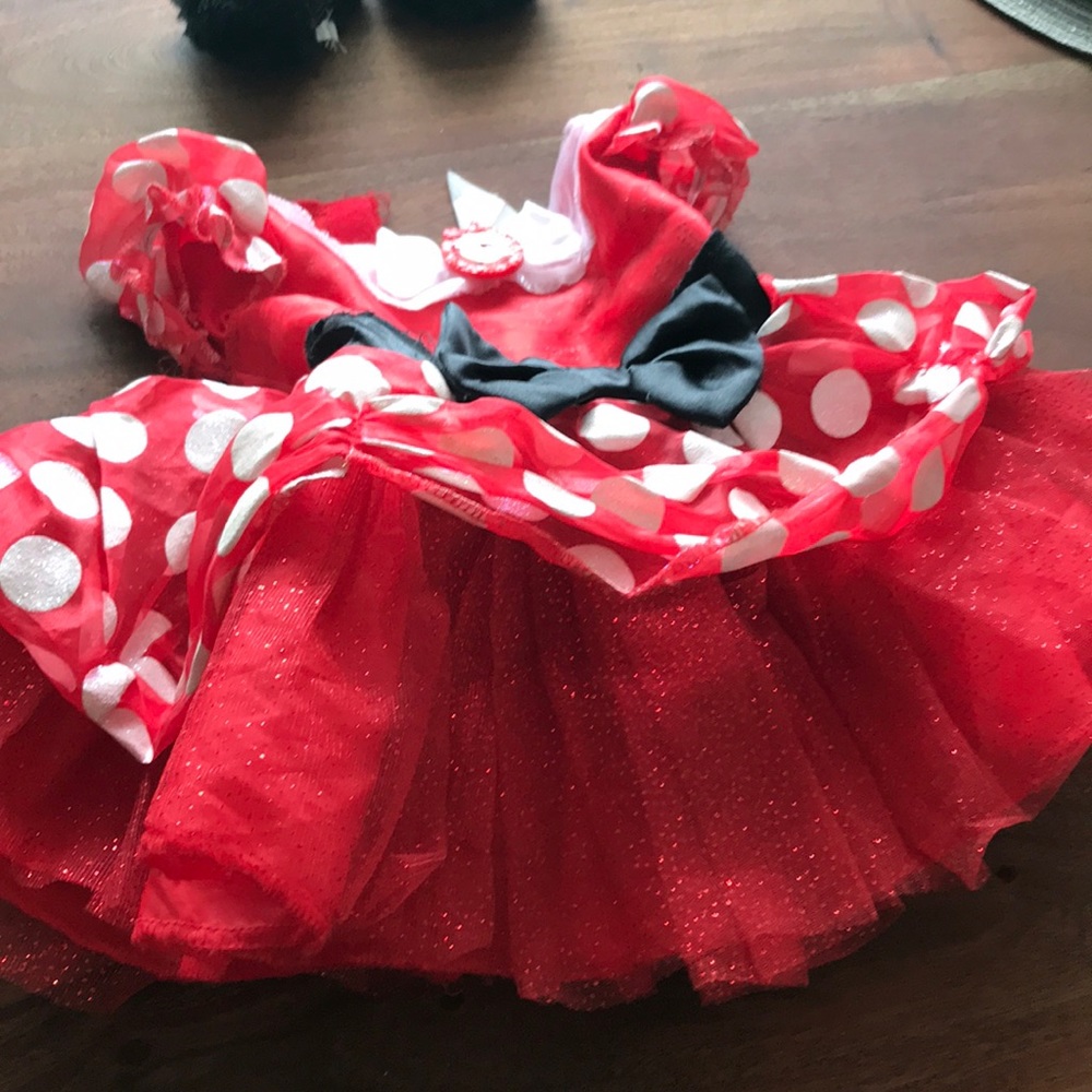 Disney Mickey Mouse Dress with clip on ears